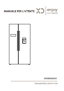 Manuale XD XDSBS66DIX Frigorifero-congelatore