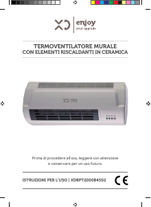 Manuale XD XDBPT2000B4502 Termoventilatore
