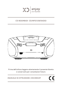 Manuale XD XDUSB913P Stereo set