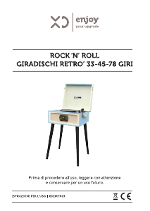 Manuale XD XDEMTR03 Giradischi