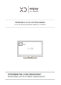 Manuale XD XD24H2ESAT LED televisore