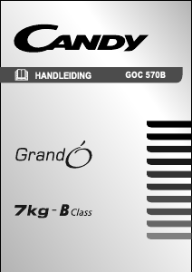 Mode d’emploi Candy GOC 570 B-S Sèche-linge