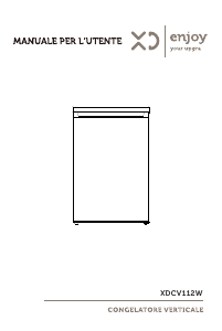 Manuale XD XDCV112W Congelatore
