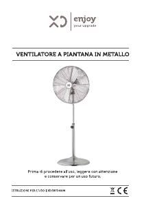Manuale XD XDSRFD40M Ventilatore