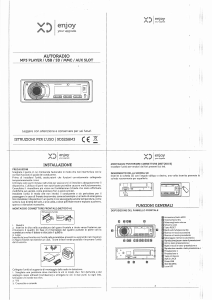 Manuale XD XD3258M3 Autoradio