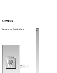 Bedienungsanleitung Siemens WDI1442 Waschmaschine