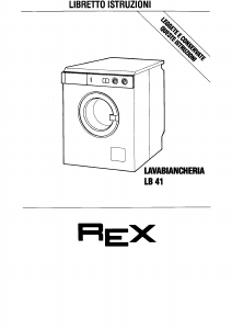 Manuale Rex LB41 Lavatrice