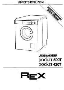 Manuale Rex POCKET420T Lavatrice