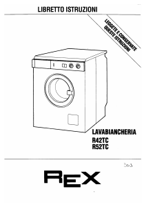 Manuale Rex R42TC Lavatrice