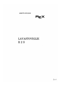 Manuale Rex R2S Lavastoviglie