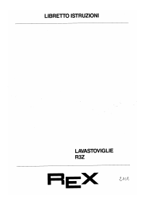 Manuale Rex R3Z Lavastoviglie