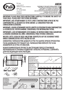 Mode d’emploi Pali Anouk Convertible Lit bébé