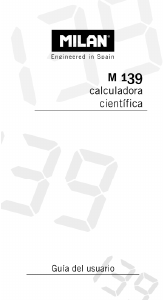 Manual de uso Milan 159010KBL Calculadora