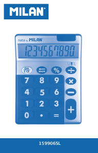 Manual Milan 159906SLBBL Calculadora