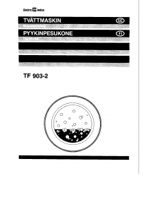 Käyttöohje ElektroHelios TF903-2 Pesukone