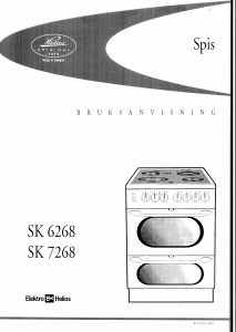 Bruksanvisning ElektroHelios SK6268 Spis