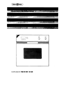 Bruksanvisning ElektroHelios SU305 Ugn