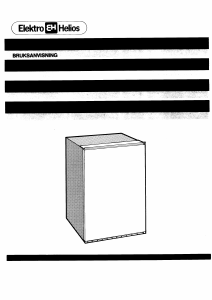 Bruksanvisning ElektroHelios FVI1200 Frys