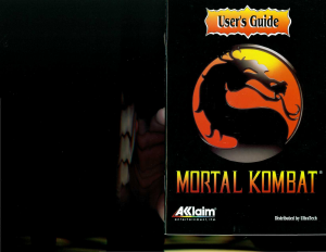 Handleiding PC Mortal Kombat