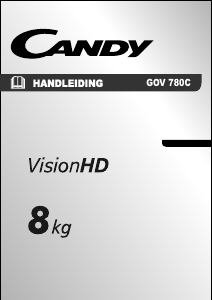 Handleiding Candy GOV 780 C-S Wasdroger
