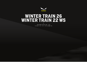 Handleiding Salewa Winter Train 22 WS Rugtas