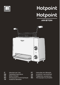 Kullanım kılavuzu Hotpoint-Ariston VG 120 GHX0 Ekmek kızartma makinesi
