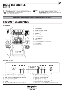 Handleiding Hotpoint-Ariston HSFC 3M19 C Vaatwasser