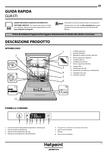 Manuale Hotpoint-Ariston ELTF 8B019 EU Lavastoviglie