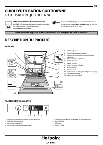 Mode d’emploi Hotpoint-Ariston HIE 3B19 C Lave-vaisselle