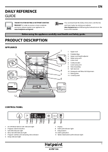 Bruksanvisning Hotpoint-Ariston HKIC 3B+26 Diskmaskin