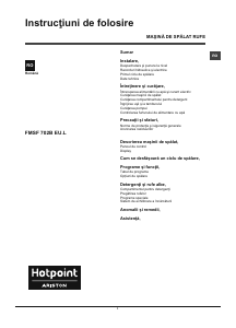 Manual Hotpoint-Ariston FMSF 702B EU.L Mașină de spălat