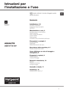Manuale Hotpoint-Ariston AQD1071D 697 EU/A Lavasciuga