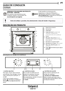 Manual Hotpoint-Ariston FA4S 844 P IX HA Forno