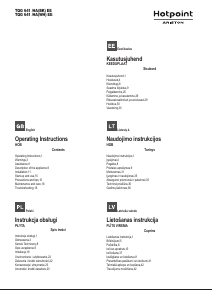 Rokasgrāmata Hotpoint-Ariston TQG 641 /HA(BK) EE Plīts virsma