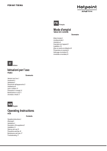 Manuale Hotpoint-Ariston PCN 641 T/IX/HA Piano cottura