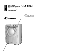 Manual Candy CO 126 F Washing Machine