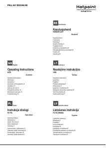 Rokasgrāmata Hotpoint-Ariston PKLL 641 D2/IX/HA EE Plīts virsma