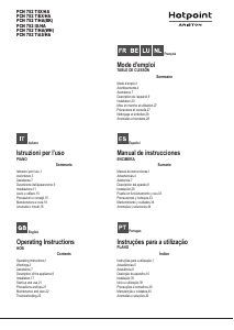 Manual de uso Hotpoint-Ariston PCN 752 T/AS/HA Placa