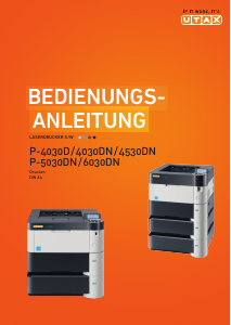 Bedienungsanleitung UTAX P-4030D Drucker