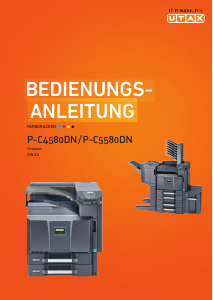 Bedienungsanleitung UTAX P-C4580DN Drucker