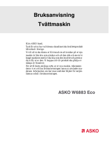 Bruksanvisning Asko W6883 Eco Tvättmaskin