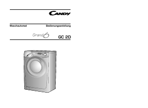 Bedienungsanleitung Candy GrandO Comfort GC 1462 D3 Waschmaschine