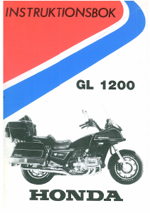 Bruksanvisning Honda GL 1200 (1984) Motorcykel