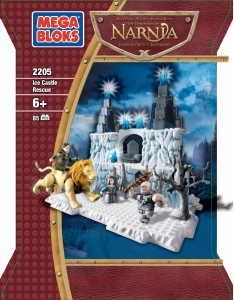 Manual Mega Bloks set 2205 Narnia Ice castle rescue