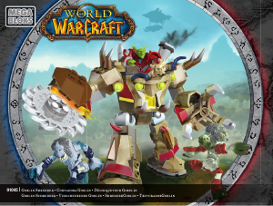 Manual Mega Bloks set 91045 Warcraft Goblin shredder