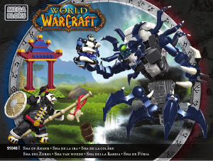 Handleiding Mega Bloks set 91046 Warcraft Sha of anger