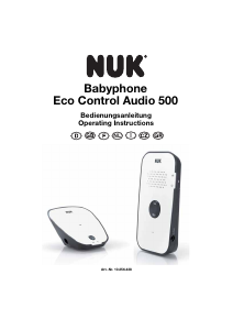 Mode d’emploi NUK Eco Control Audio 500 Ecoute-bébé