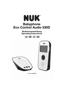 Manual de uso NUK Eco Control Audio 530D Vigilabebés