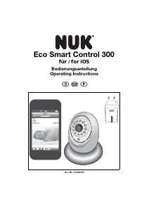 Bedienungsanleitung NUK Eco Smart Control 300 (iOS) Babyphone