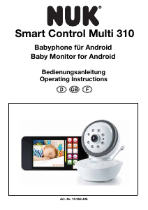Manual NUK Smart Control Multi 310 (Android) Baby Monitor